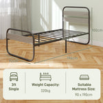 Single/double/king Metal Bed Frame With Under Bed Storage | Single