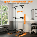 Centra Pull Up Station 9-height Adjustable 150kg Carbon Steel Black