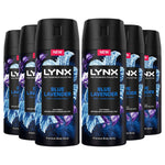 Fine Fragrance Collection Blue Lavender Deodorant Body Spray 150ml, 6 Pack