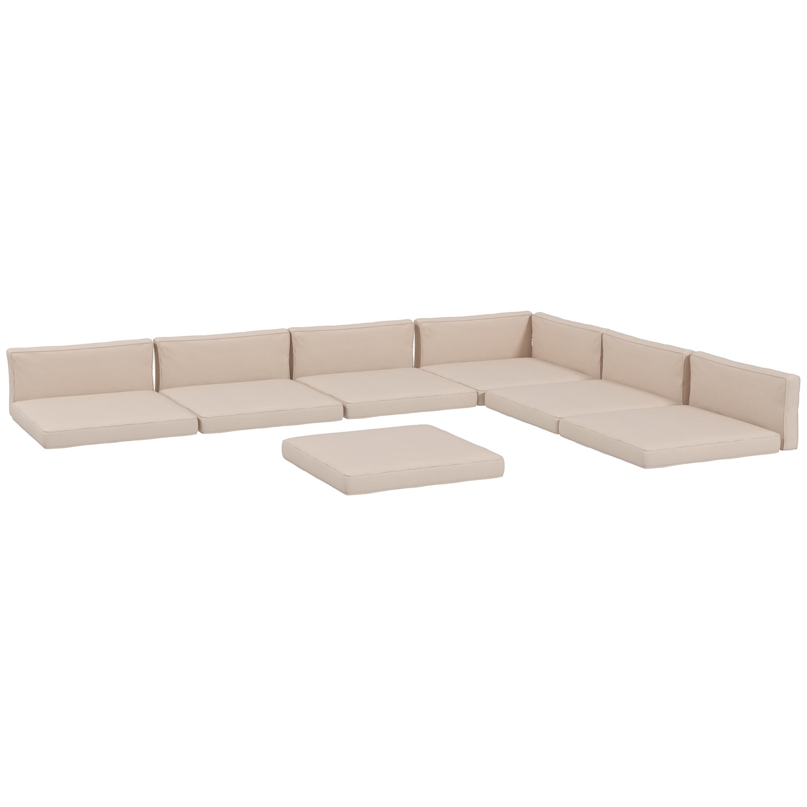 Replacement Cushions For Furniture Garden Seat Cushion Pad | Cream