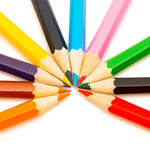 Bright Colour, Safe & Non-toxic Full Size 10 Colouring Pencils