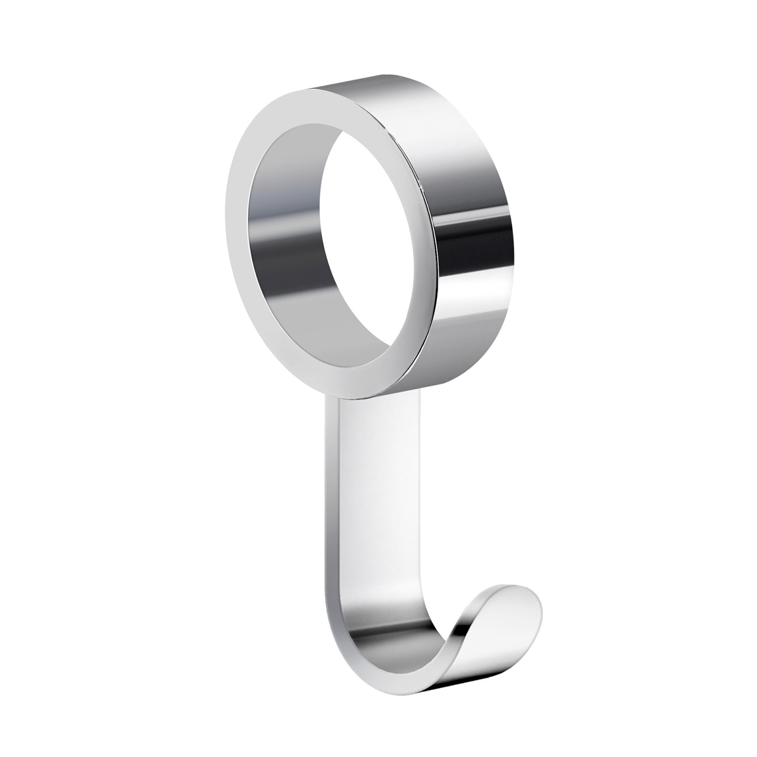Chromed Stainless Steel Storage Hook For Bathroom Grab Bar | Chromed Stainless Steel
