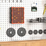 60 Drawers Parts Organizer, Wall Mount