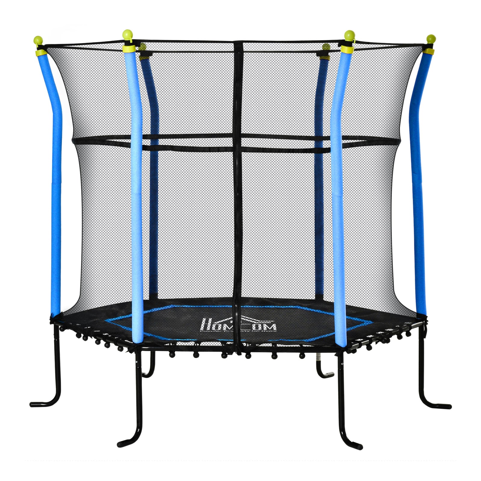 5.2ft Kids Trampoline With Enclosure Indoor Outdoor For 3-10 Years | Blue