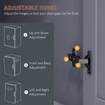Kitchen Cupboard Storage Cabinet With Adjustable Shelves, Grey