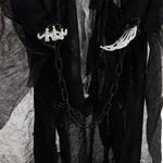 Halloween Hanging Skeleton Ghost With Motion Sensor