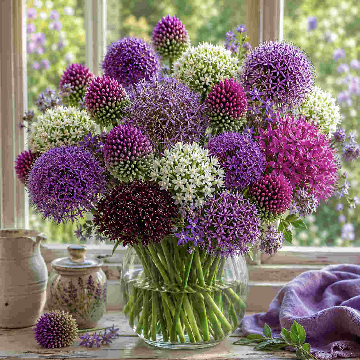 Allium Ultimate Mix - Pack Of 100 Mixed Allium Bulbs | 100 x Bulbs | Multi