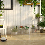 Outdoor Aluminium Greenhouse Polycarbonate 180x51x51cm