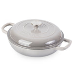 Shallow Cast Iron Casserole With Lid - 2.3-quart (26 Cm) | Grey