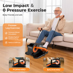 Centra Under Desk Elliptical Machine 15 Speed Quiet Pedal Exerciser Remote