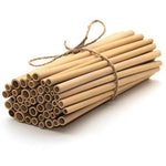 Bamboo Drinking Straws With Cleaning Brush 100% Organic Natural Material