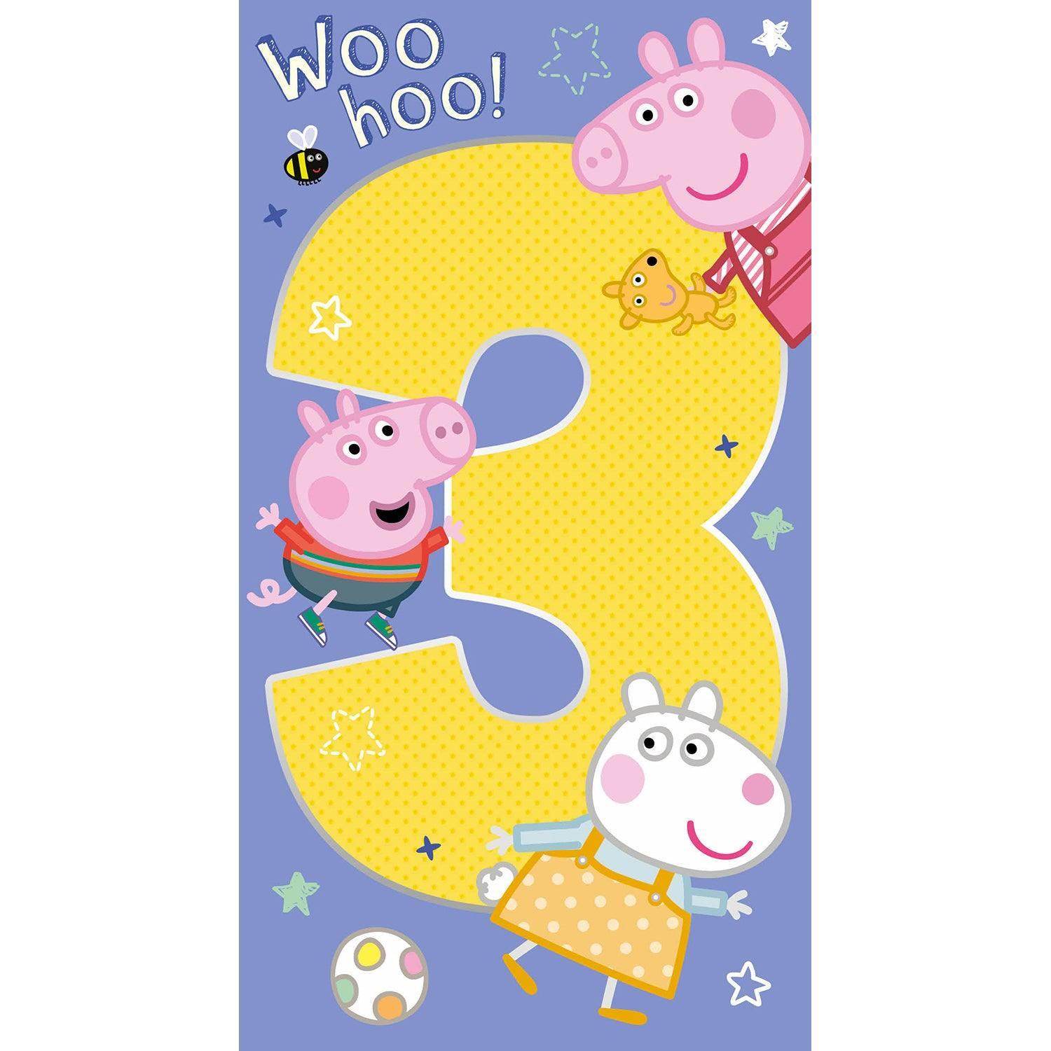Age 3 Birthday Card Official Product
