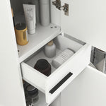 Bathroom Cabinet With Adjustable Shelves, Double Doors