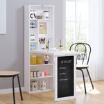 Convertible Desk W/ Blackboard Multi-function Computer | White