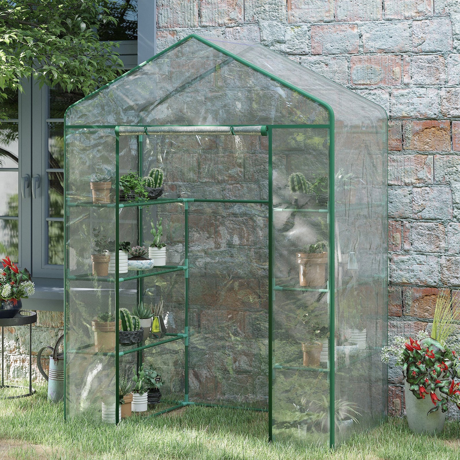 Walk-in Transparent Greenhouse