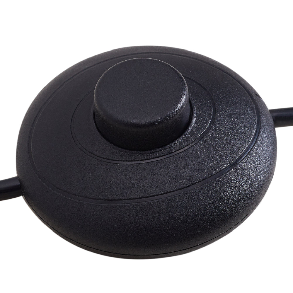 Modern Black E14 1-light Floor Lamp With Coat Rack