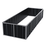 120/160/240cm W X 80cm D X 45cm H Anthracite Grey Raised Garden Bed Galvanized Raised Garden Bed Outdoor Heightened Steel Metal Planter Box | Large
