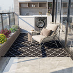 Reversible Rug W/ Carry Bag 182x274cm | Black