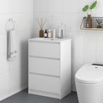 600mm Bathroom Vanity Unit W/ 1 Tap Hole Basin Drawers