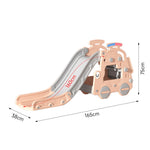Car Shaped Climber And Slide Set With Toy Storage Eco-friendly Hdpe & Pp Material | Pink