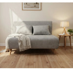 Joshua Duo Two Seat Sofa Bed | One Size | Grey
