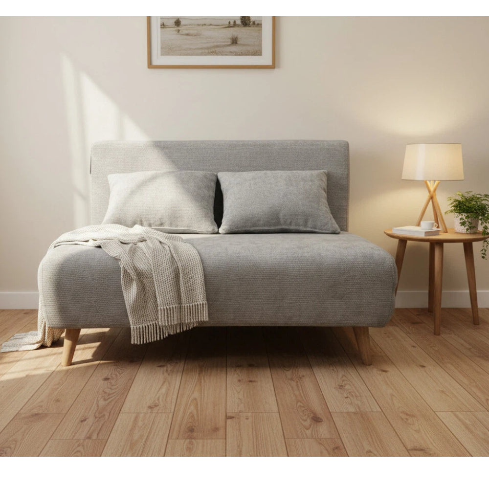 Joshua Duo Two Seat Sofa Bed | One Size | Grey