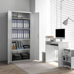 Lockable Metal Cabinet With 2 Doors Home Office
