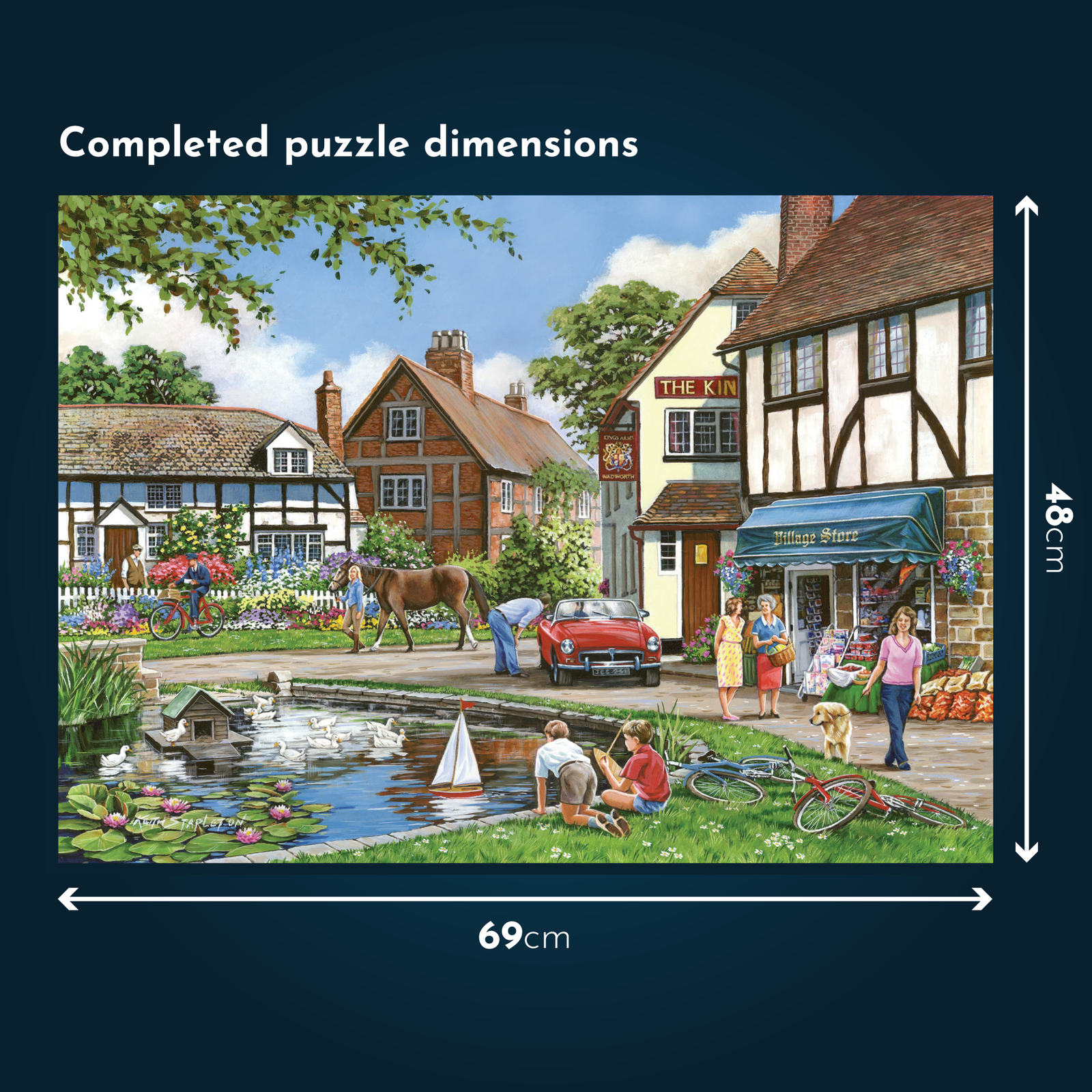 No.1 -in The Garden - 1000 Piece Jigsaw Puzzle For Adults