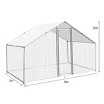 Chicken Run 3m X 2m X 2m | 3m x 2m x 2m | Green
