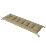 Outsunny Sun Lounger Cushion, Memory Foam Patio Chair Cushion With Ties