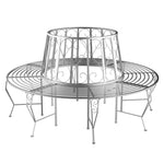 160cm Garden Round Tree Bench Metal