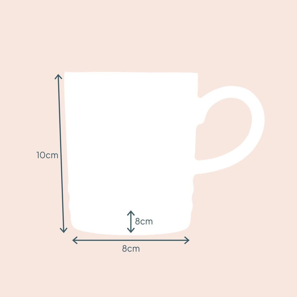 Cooks Professional Stoneware Tea Coffee Mugs 350ml