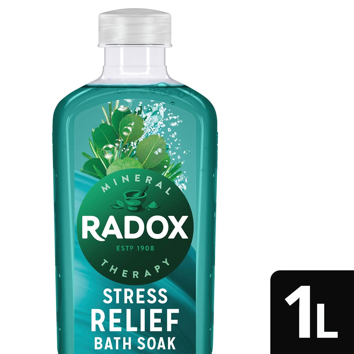 Mineral Therapy Bath Soak Stress Relief, Rosemary & Eucalyptus Scent 6pk, 1l | 6 | Green