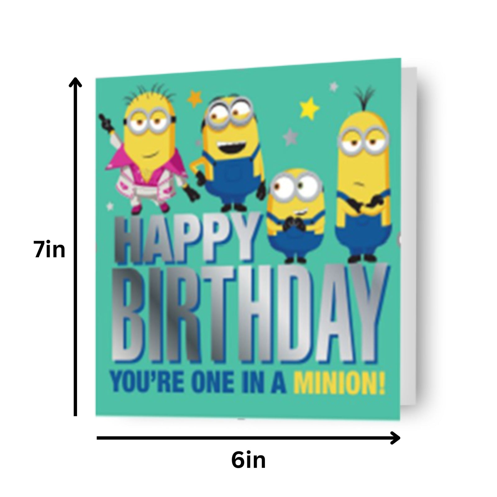 Minions 'one In A Minions' Birthday Card Official Product