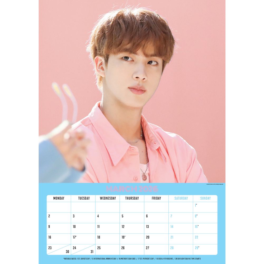 2026 Calendar, A3, Official Product