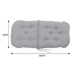 Rocking Chair Tufted Seat Pad Non-slip Seat Cushion | Light Grey