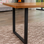 Campora 160cm Wooden Veneer Table