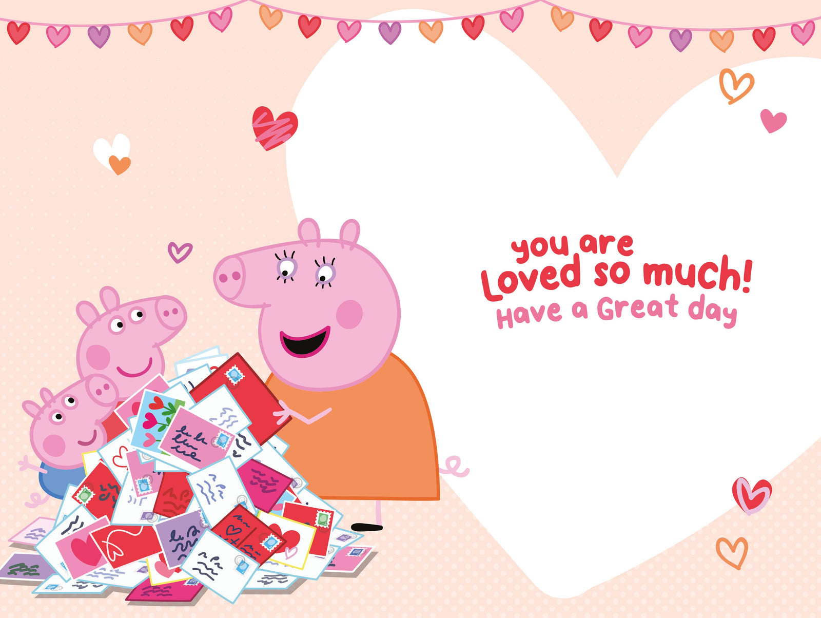 Peppa Pig Mummy' Valentine's Day Card Official Product