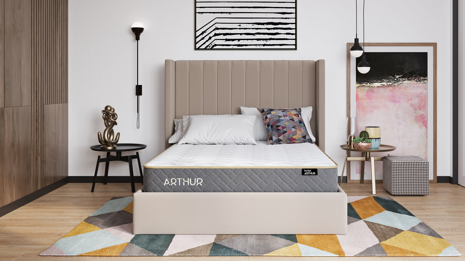 Hotel Arthur 1000 Mattress | Small Double | White