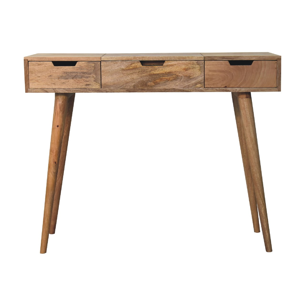 Solid Mango Wood Oak-ish Dressing Table