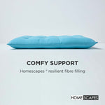 100% Cotton Seat Pads Plain Chair Cushions For Dining Room, Kitchen, Or Outdoor Garden Use | Set-of-1 | Light Blue