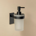 Soap Dispenser, 175ml, Self-adhesive Wall Mounted Black Stick Collection