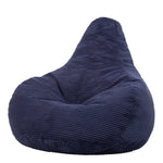 Dalton Cord Bean Bag Chair | Navy Blue