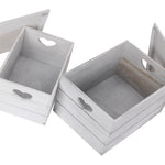 Oak Effect Wooden Box | Medium | Brown