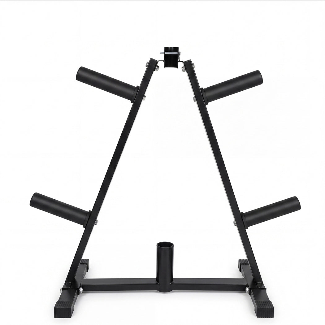 Centra Weight Plate Storage Rack Olympic Plate Holder Gym Weight Stand Tree