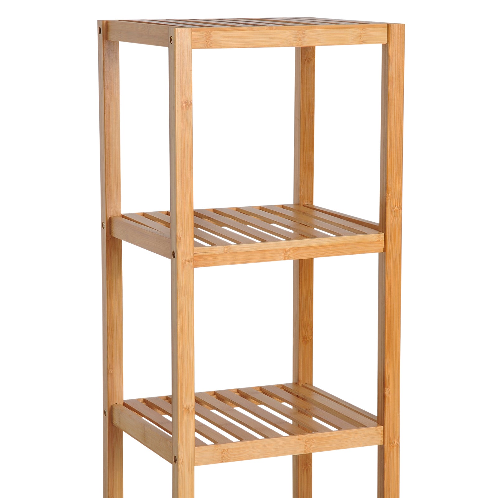 140 Cm Storage Unit Freestanding Cabinet W/ 3 Shelves