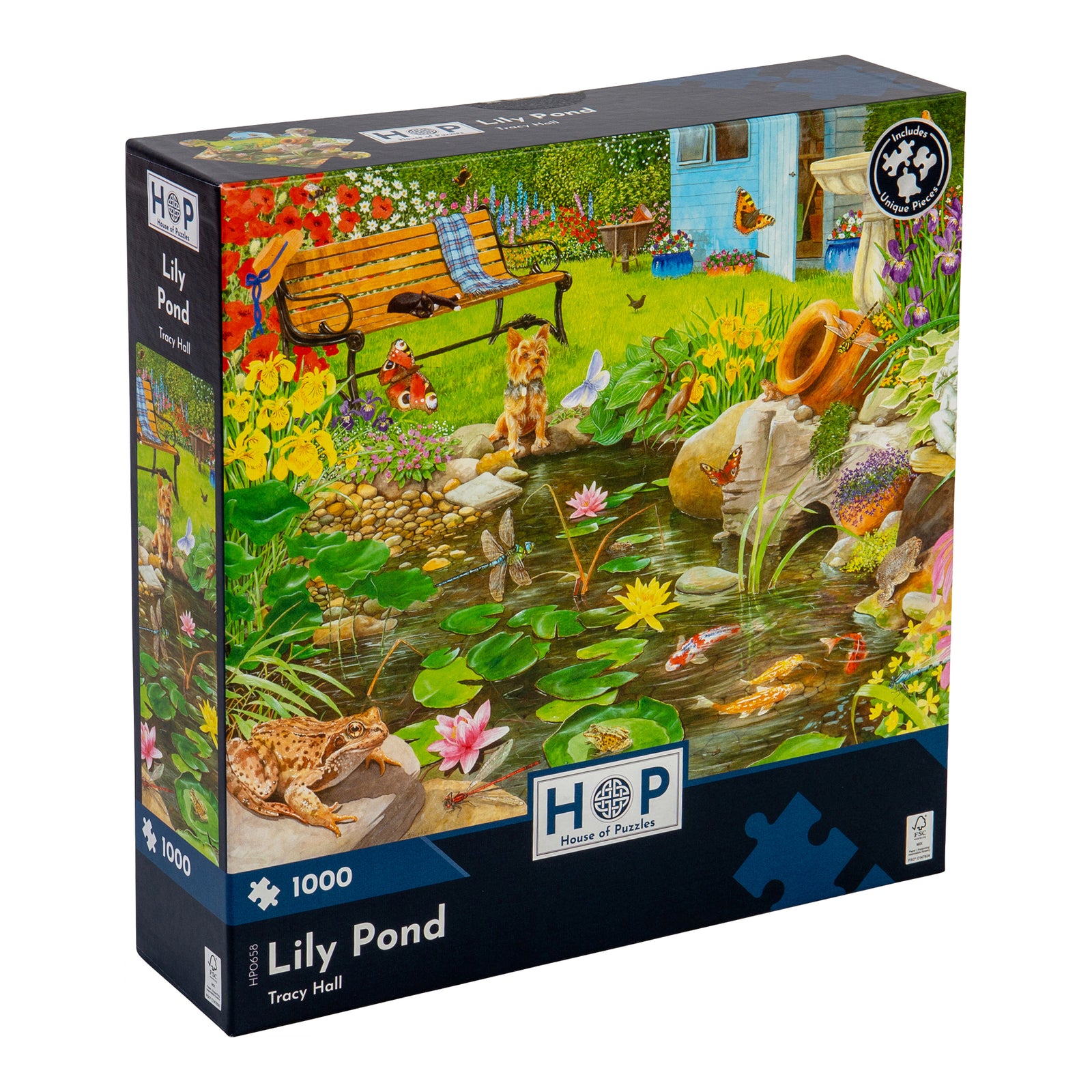 Lily Pond - 1000 Piece Jigsaw Puzzle For Adults