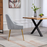 Set Of 2 Lograto Fabric Dining Chairs