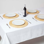 Handwoven Round Placemats Set Of 4 | 40cm | Gold