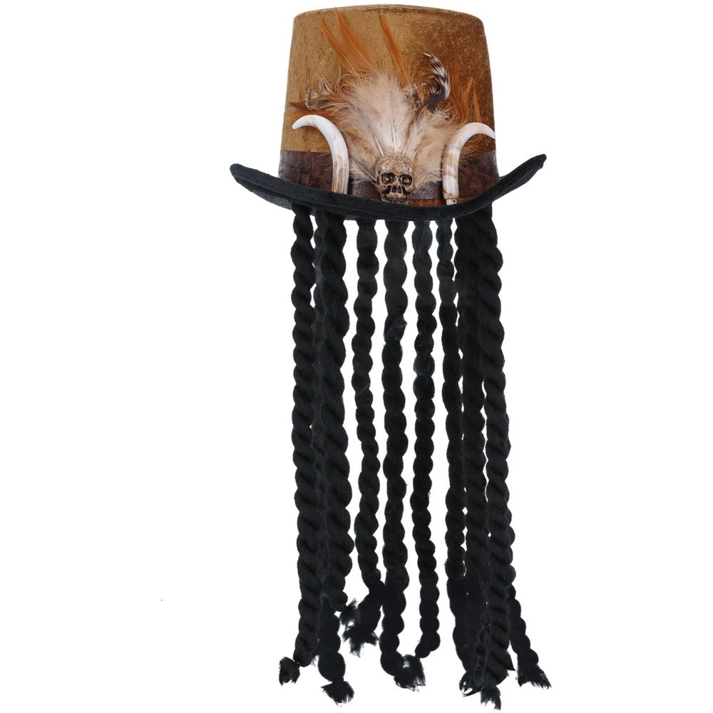 Deluxe Witch Doctor Top Hat